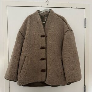 Cozy Tan Sherpa Jacket